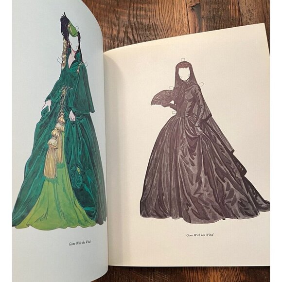 Lot of 3 Tom Tierney Paper Doll Books Judy Garland Greta Garbo Vivian Leigh - Picture 10 of 11